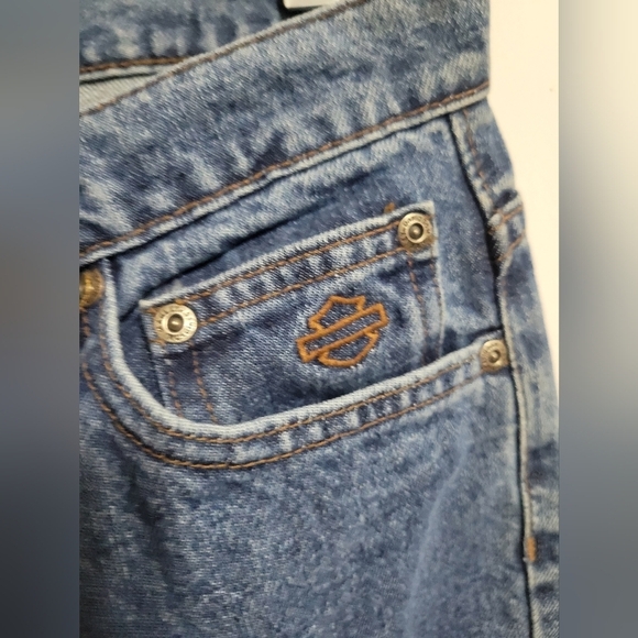 Vintage Harley-Davison Jeans Regular Straight Leg - Picture 3 of 9